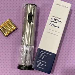 Mark & Graham Stainless Steel Electric Wine Opener